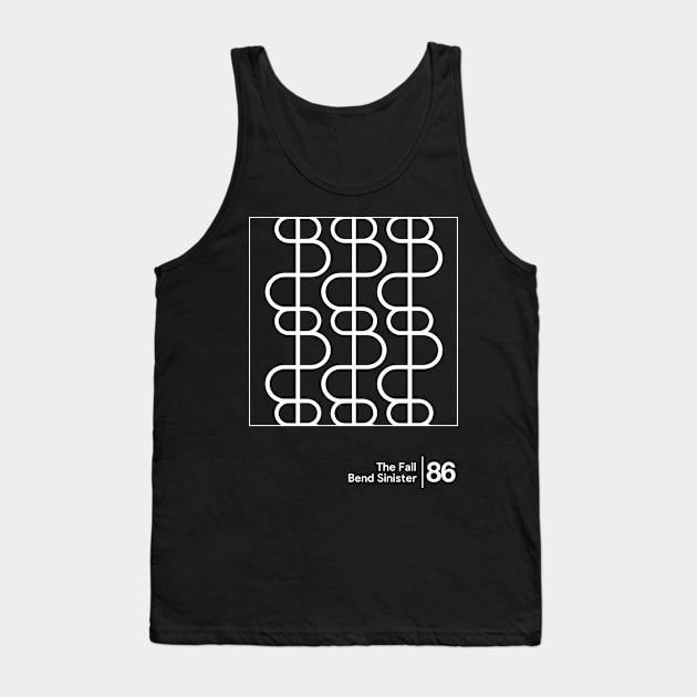 The Fall - Bend Sinister / Minimal Graphic Design Artwork Tank Top by saudade